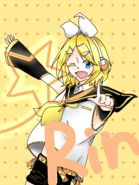 鏡音リンのプリ的な、やつ。