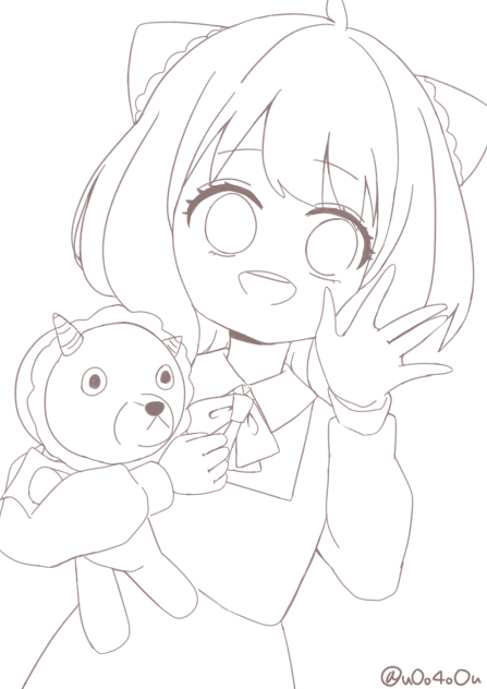 アーニャ 線画 - ibisPaint