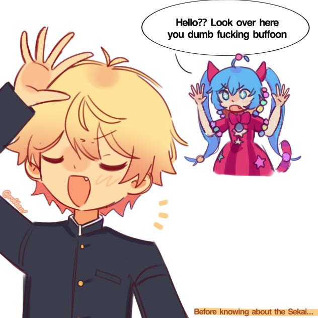 Tsukasa and Miku doodle !!
