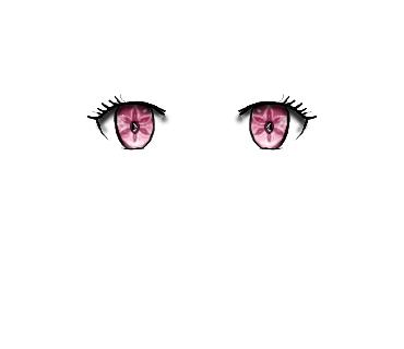 Female Sakura purple blue eyes