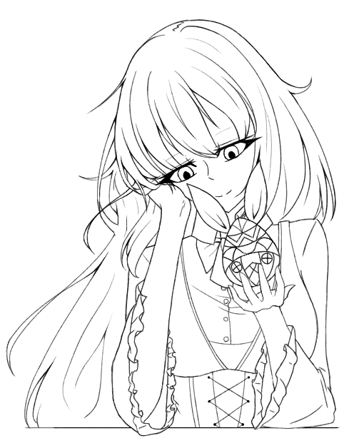 イースター(線画)
