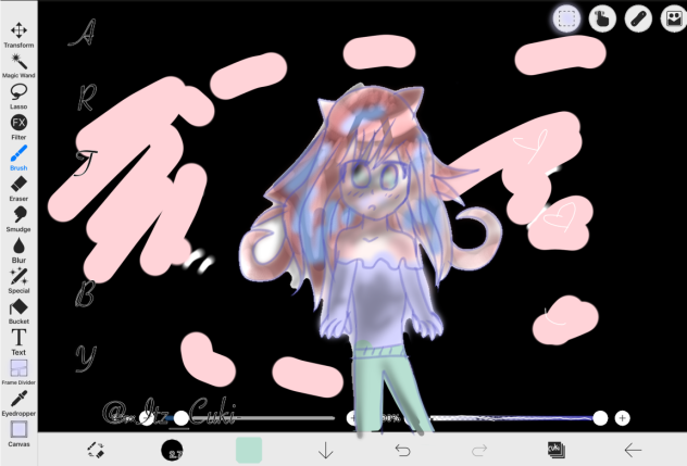 Practicing Pastel Anime