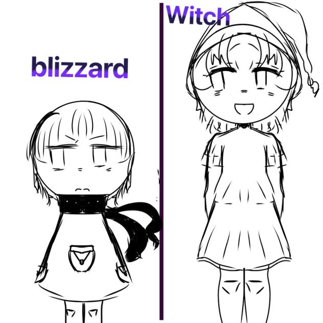 Witch and blizzard.