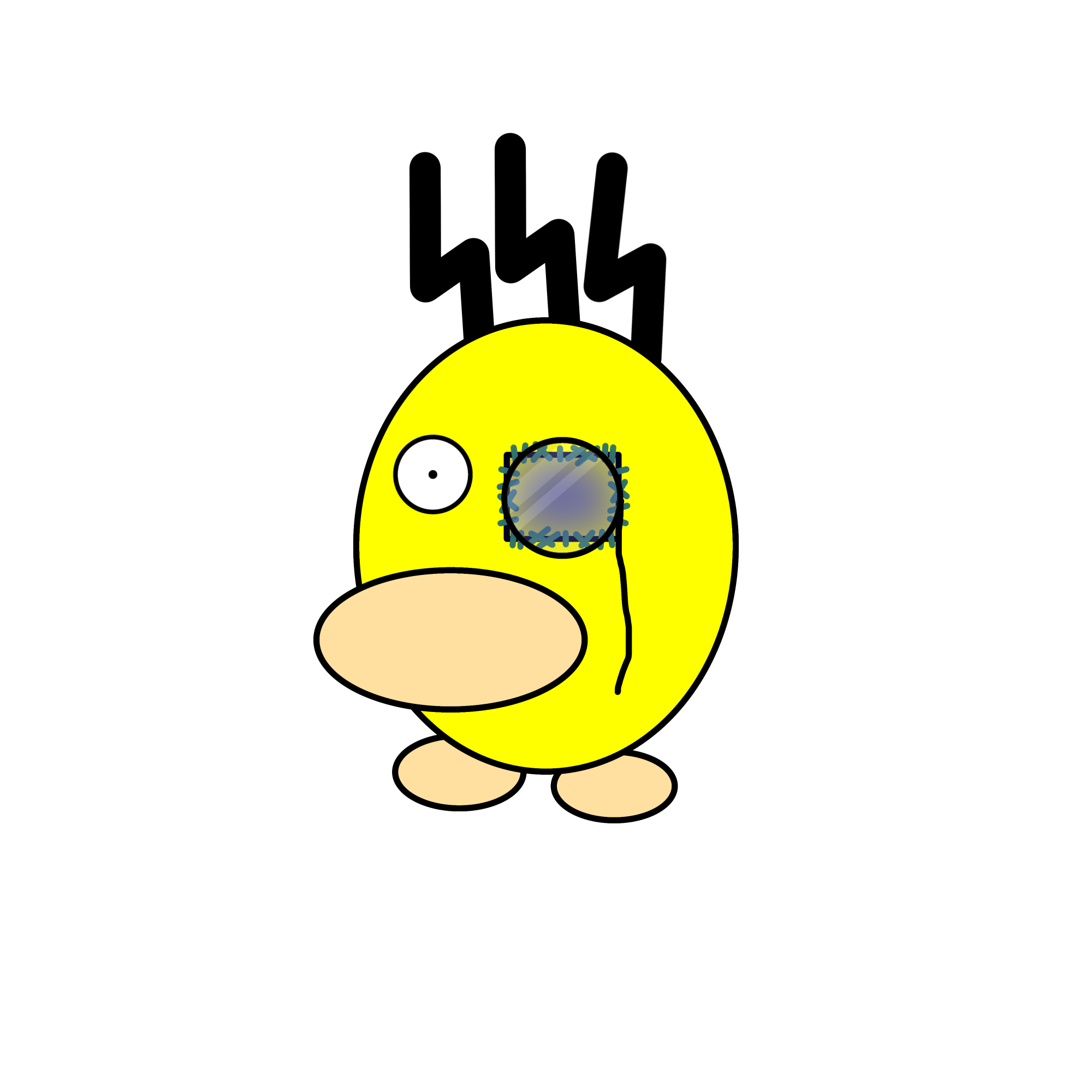 Psycorn ffff00 funny little dance 1 - ibisPaint