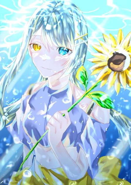 海とひまわり