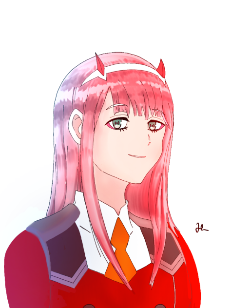 zero two potrait
