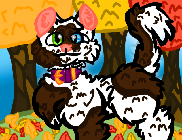 Forest cat - ibisPaint