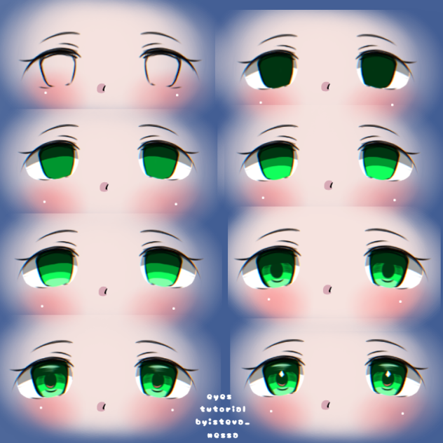 Eyes tutorial ibisPaint