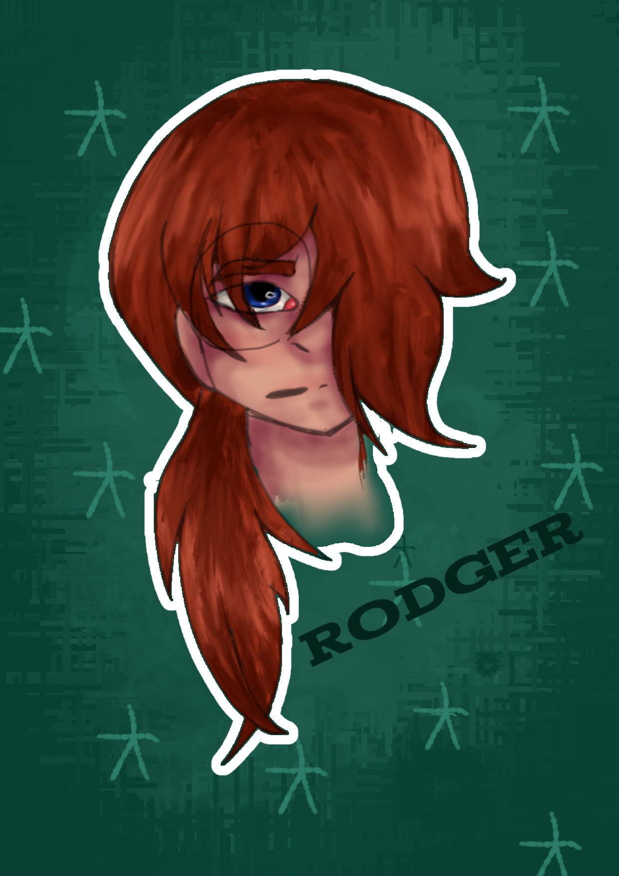 Rodger from Dandys world as human - ibisPaint