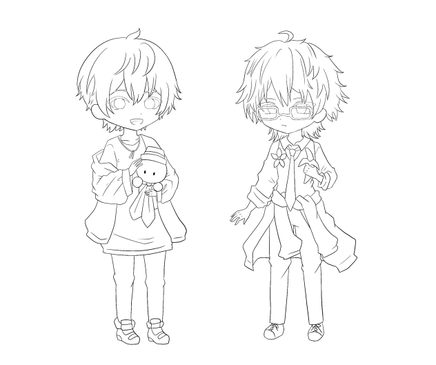 おんおら　塗り絵