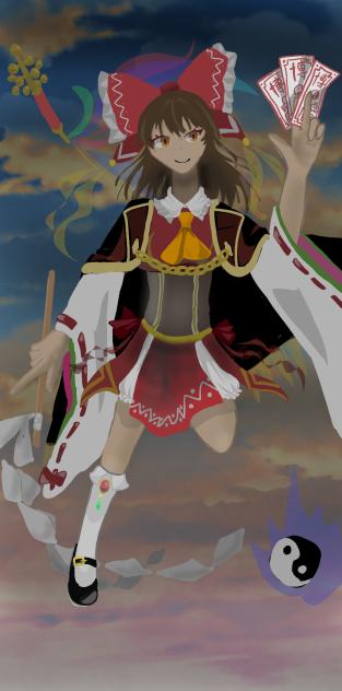 博麗の巫女、博麗霊夢！