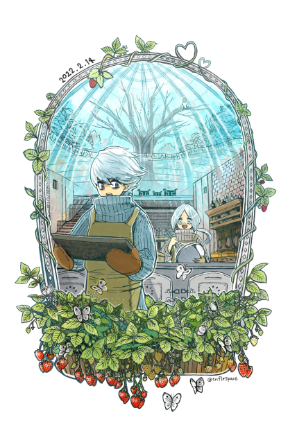 2022年バレンタインイラスト