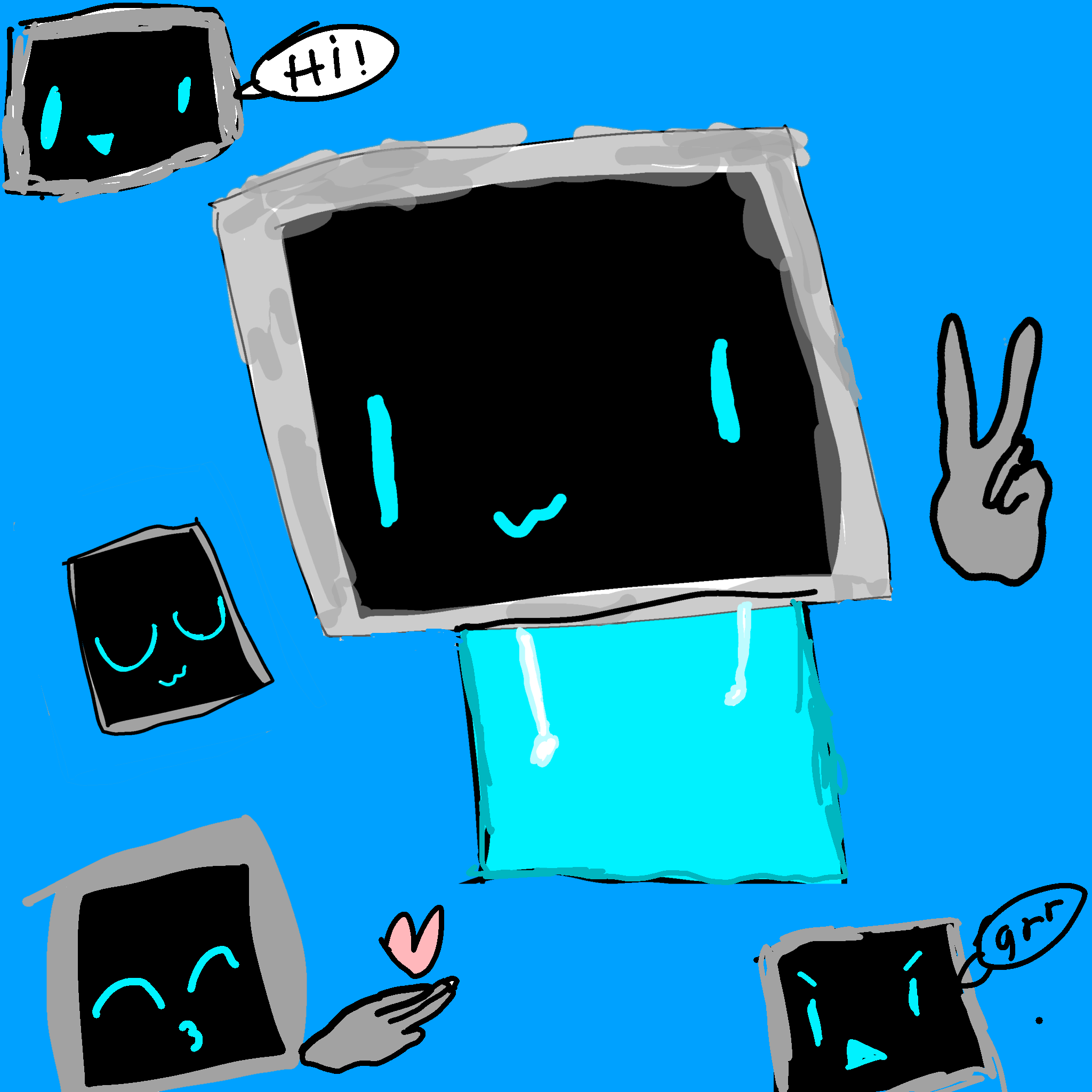 Tv head XD - ibisPaint