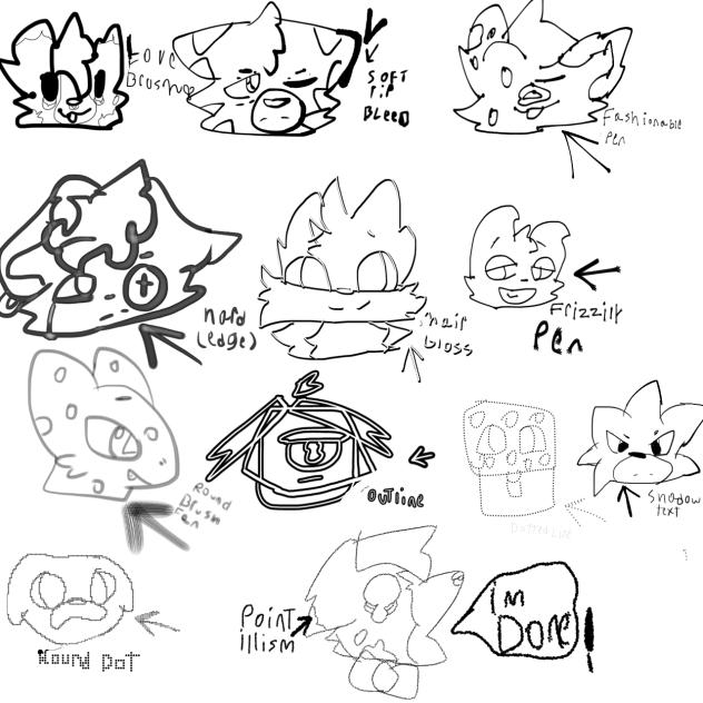 Testing brushs