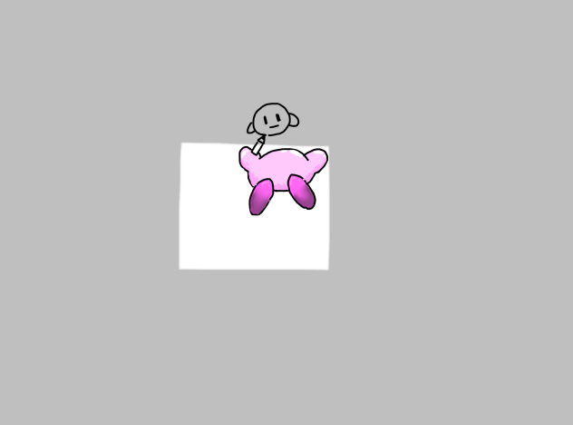 なんかカービィが範囲外で描いとる