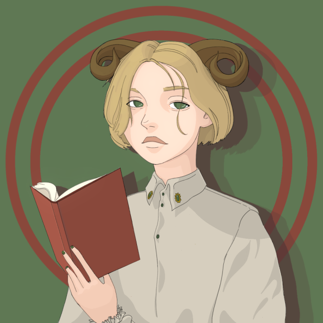 Antlers and book ibisPaint