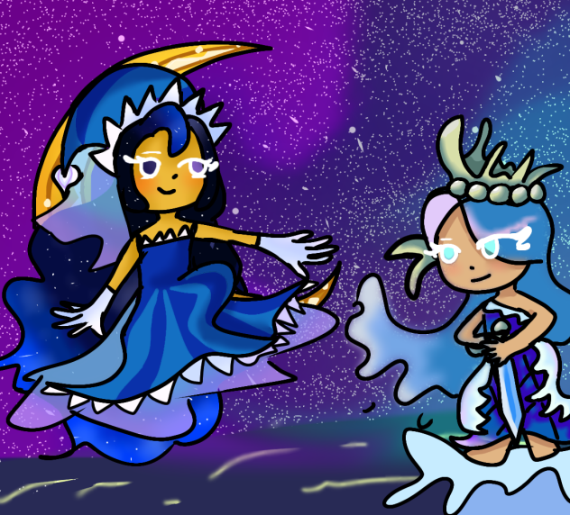 Just some SeaMoon Fanart-