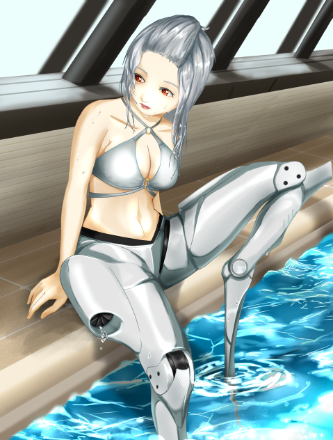 例のプールと潜水仕様