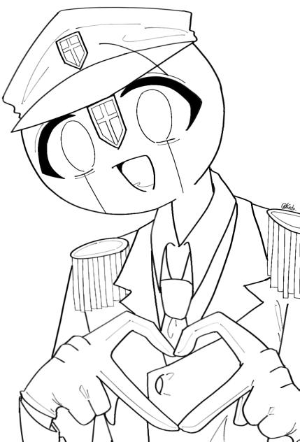 🇮🇹🎖️／塗り絵