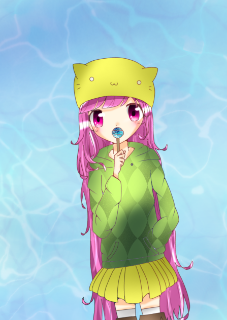 素敵な線画借りました！ぬりぬりー