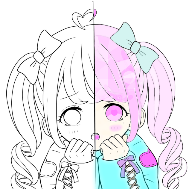 可愛い((o(｡･ω･｡)o))色塗り