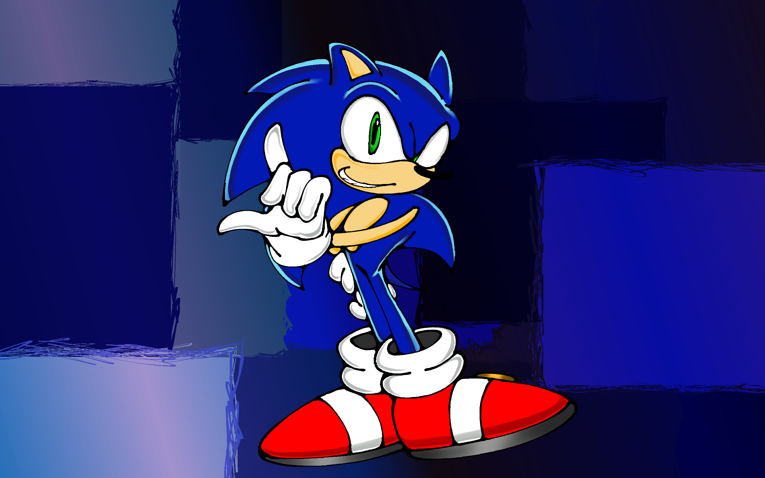 sonic adventure - ibisPaint