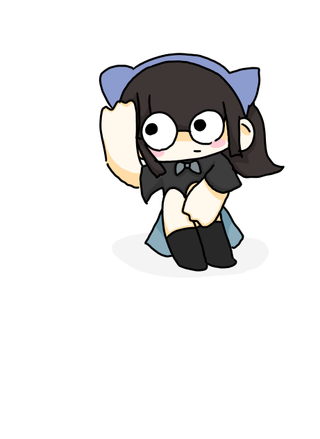 自分（ねこのねこのティーチくん風）
