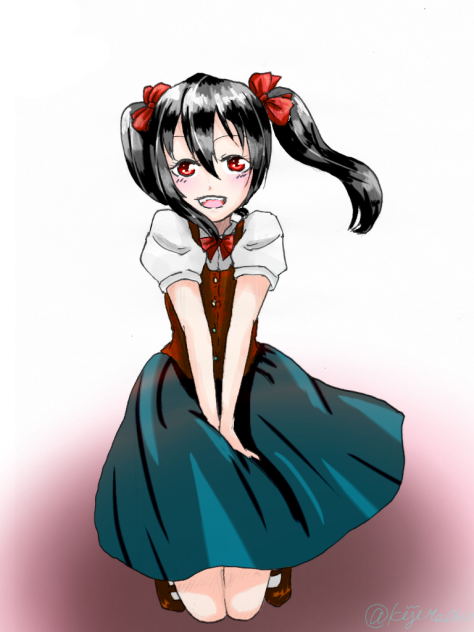 にこにー落書き