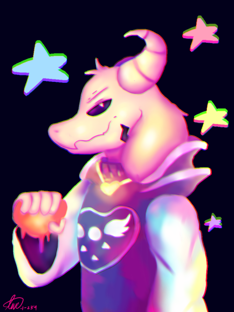 asriel dreemurr - ibisPaint