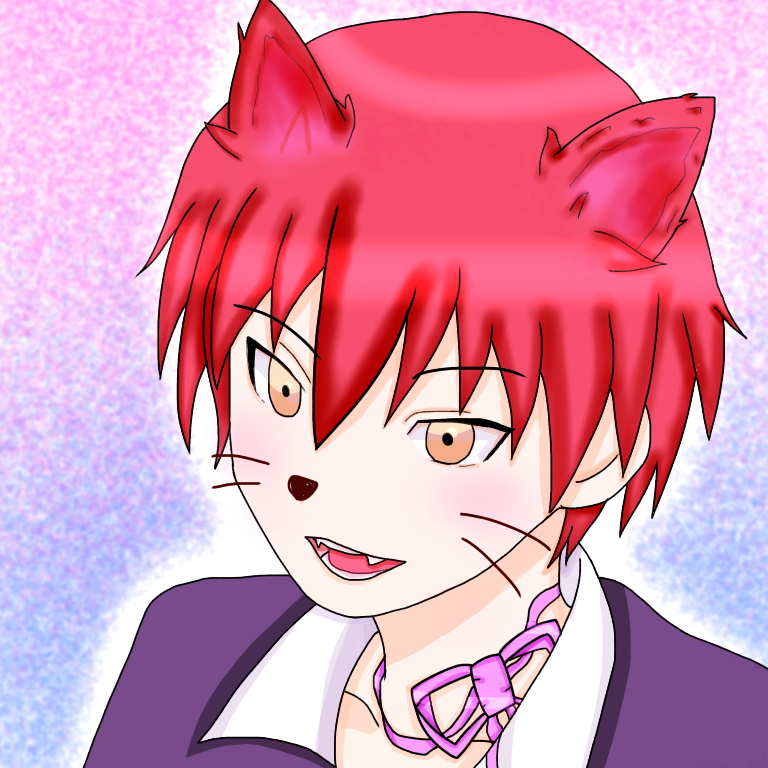 猫耳カルマ君 小６が描いてみた Ibispaint