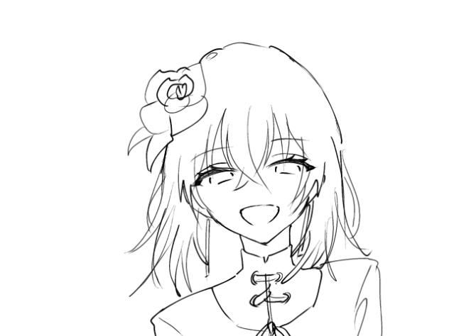 笑ってる🌹