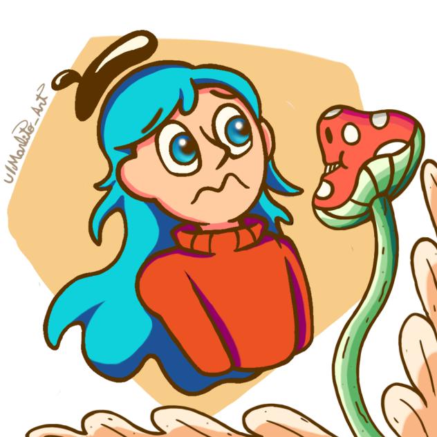 Hilda vendo fungos falantes