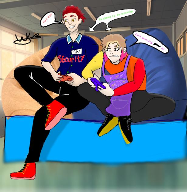 (#slacking off),#fnaf