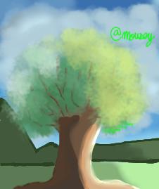 Tree in a field