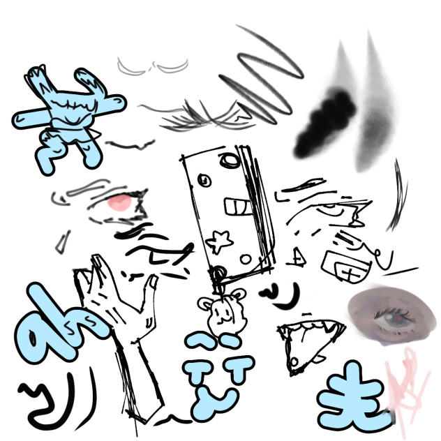 testing out brushes I just got