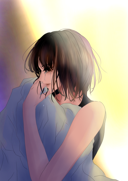 Girl in grief