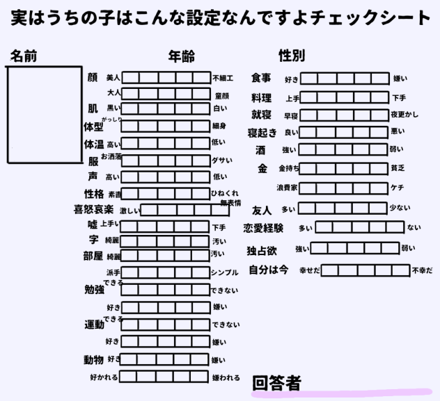 うちの子素材確認用 うちの子素材確認用