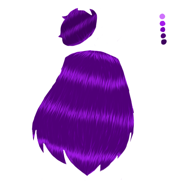 esse é o cabelo da minha oc realista - ibisPaint