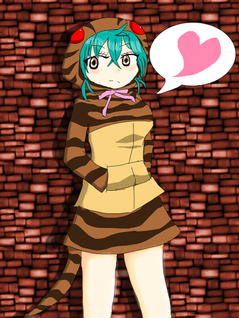 みっ見ればわかるだろ！ツチノコだよ！ - ibisPaint