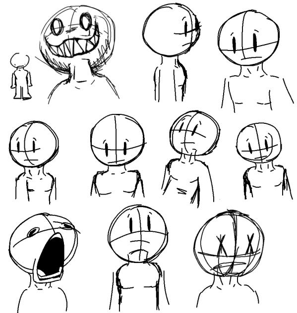 Sketch head and body