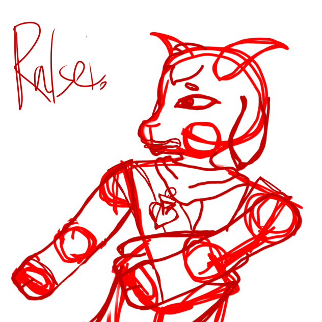 Sketch of Ralsei (W.I.P.)