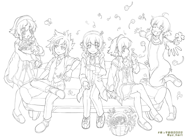 緑っ子の日2022線画