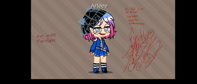 my oc for inside fairytales