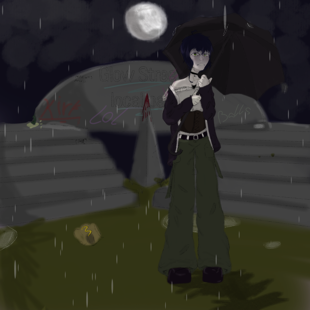 Rainy night at the park