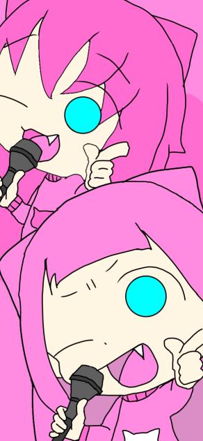 ミュウ＆吉 壁紙