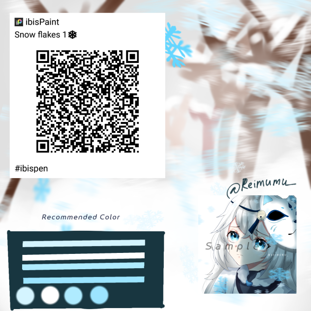 Snow Flakes brush ❄️