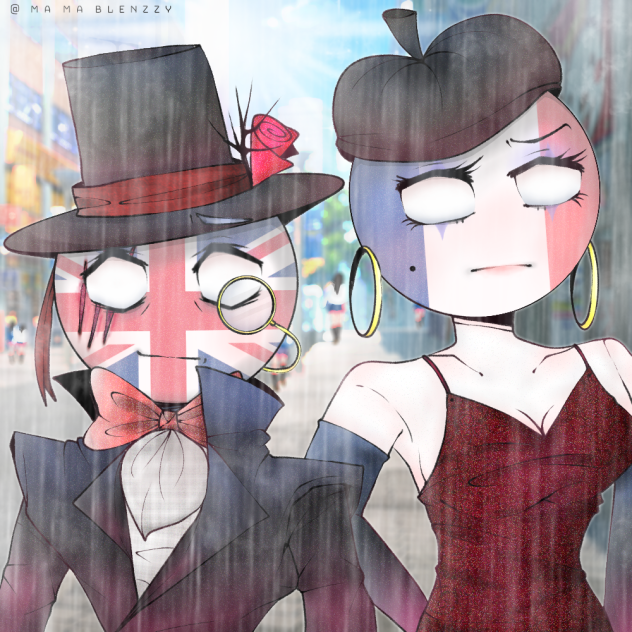 Countryhumans UK & France