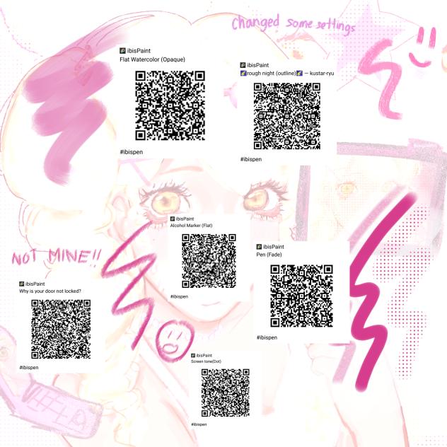 main brushes I use - ibisPaint