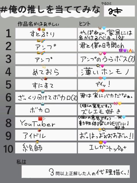 あててみぃや！！