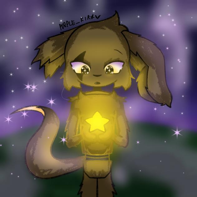 Springtrap holding a star 🌟 ✨️